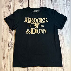 Brooks & Dunn Men’s Black Band Tee sz Lg